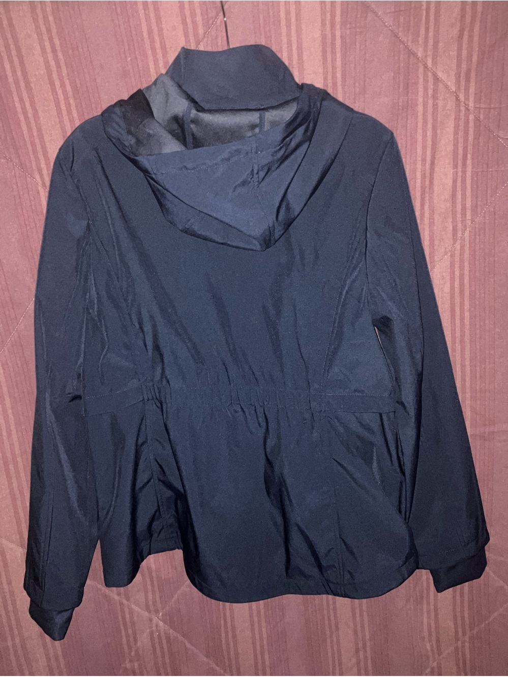 NWT, Tommy Hilfiger Navy Blue Jacket, With Hood, Size S - Picture 2 of 5